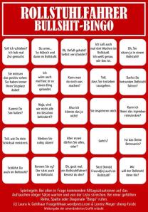 Grafik: Rollstuhlfahrer-Bullshit-Bingo