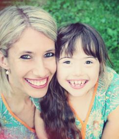 Foto: Conny Wenk mit Tochter Juliana