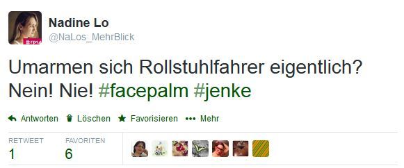 Foto: Screenshot eines Tweets von NaLos_MehrBlick