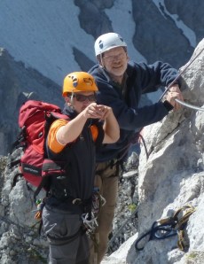 Foto: Falko Nettekoven beim Bergsteigen