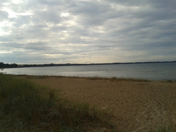 Foto: Blick vom Strand auf die Ostsee